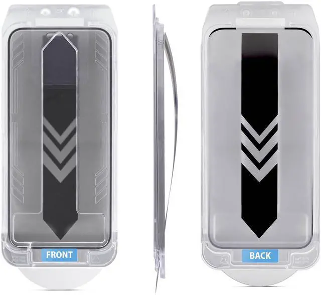 Alt view image 3 of 6 - StarTech 4-Way 360 Privacy Screen for iPhone 16 Pro Max, Portrait/Landscape, Touch-Enabled, Tempered Glass Protector, 4Way Filter, TAA