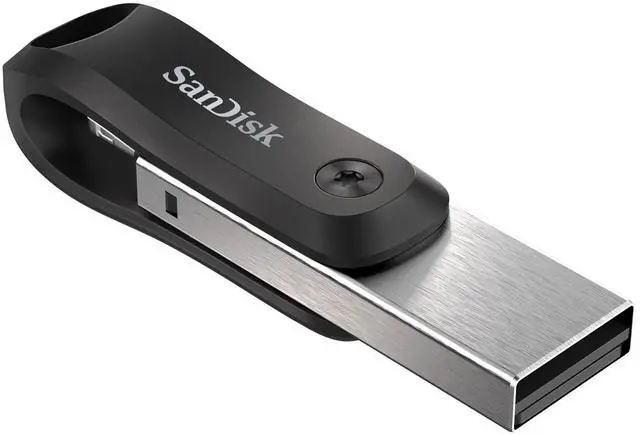 Alt view image 11 of 15 - SanDisk SDIX60N-064G-AN6NN iXpand Flash Drive Go 64GB USB 3.0/Lightning