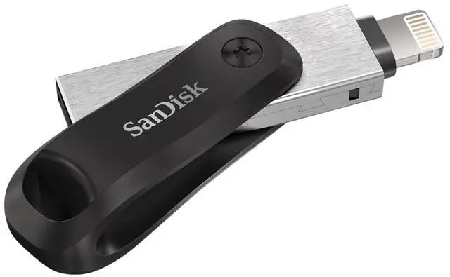 Alt view image 12 of 15 - SanDisk SDIX60N-064G-AN6NN iXpand Flash Drive Go 64GB USB 3.0/Lightning