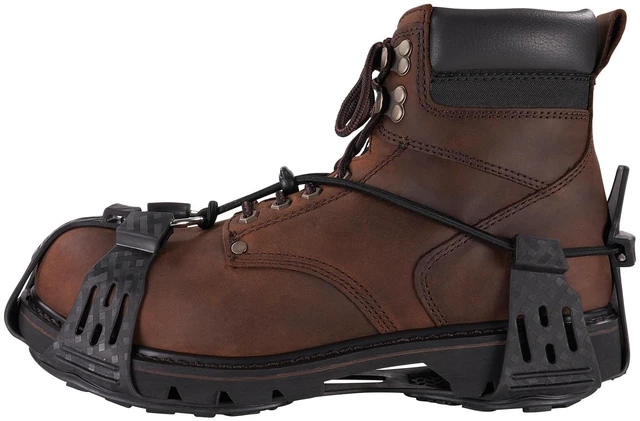 Alt view image 4 of 10 - ERGODYNE 6325 Spikeless Traction Device, Ball, Heel Coverage, Pull-On, Rubber,