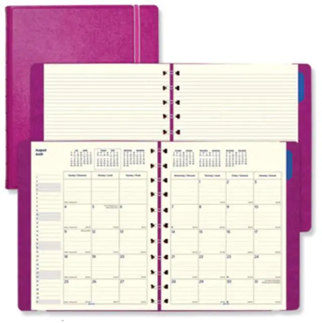 Main image of FiloFax Monthly Planner 10.75 x 8.5 Fuchsia 2023 C1811003