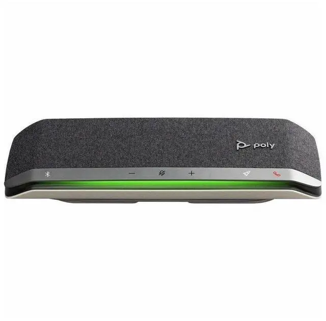 Alt view image 10 of 13 - Poly Sync 40+ Microsoft Teams Certified Speakerphone - USB - Microphone - Battery - Silver