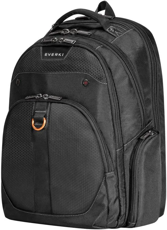 Alt view image 18 of 20 - Everki EKP121S15 15.6in Atlas Checkpoint Friendly Laptop Backpack Black