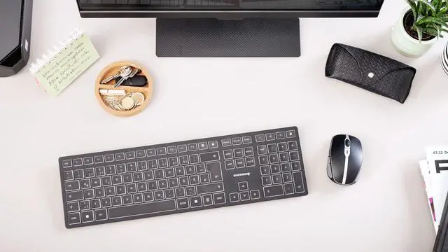 Alt view image 6 of 15 - CHERRY KW 9100 SLIM Bluetooth Wireless Keyboard