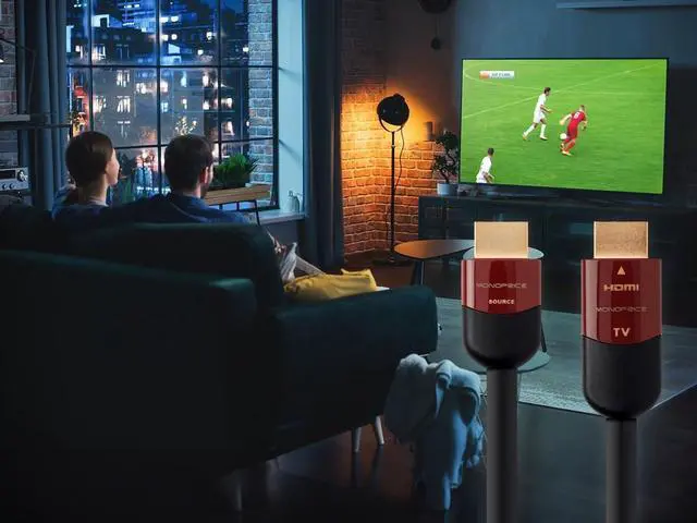 Alt view image 16 of 17 - Monoprice 4K High Speed Active HDMI Cable - 100 Feet - Black | CL2, In Wall Rated, 18Gbps, Compatible with Playstation 5, PS4 PS3, UHD TV, Monitors, CCTV