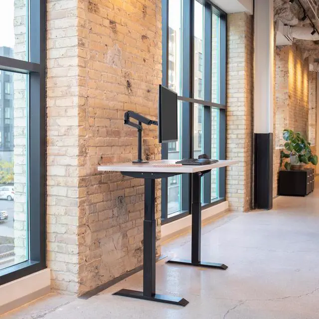 Alt view image 8 of 8 - Ergotron LX Desk Mount Monitor Arm Tall Pole Matte Black Matte Black