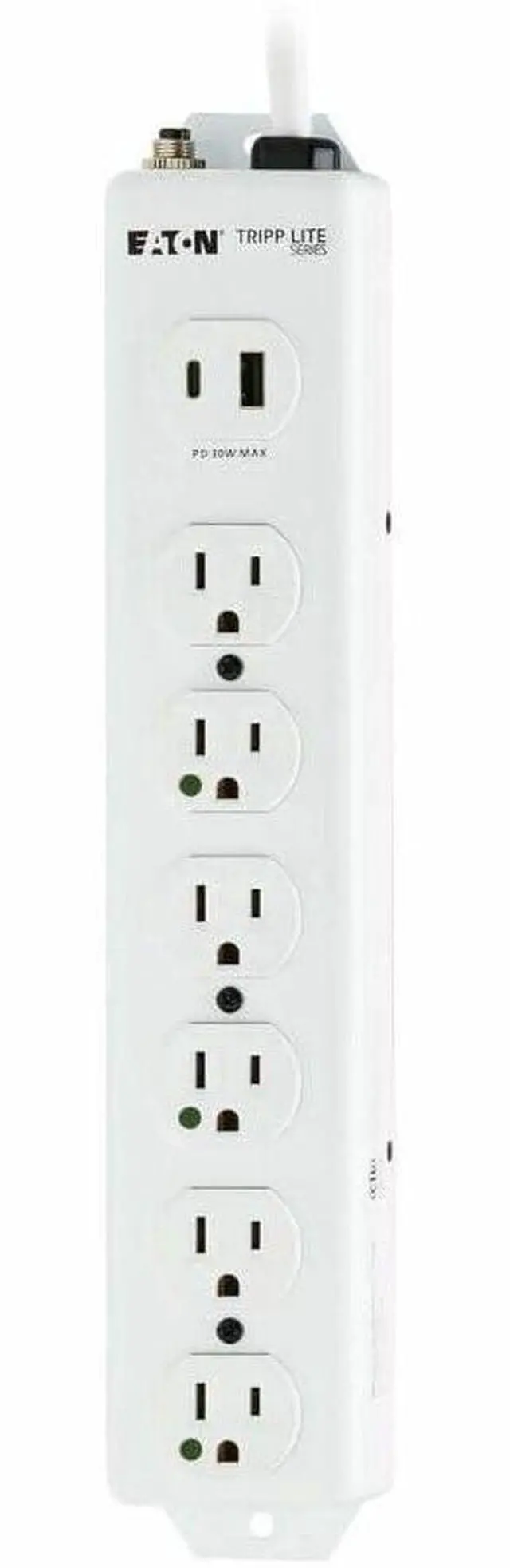 Alt view image 13 of 15 - Tripp Lite Safe-IT UL 1363 6-Outlet Medical-Grade Power Strip, 15 ft. Cord