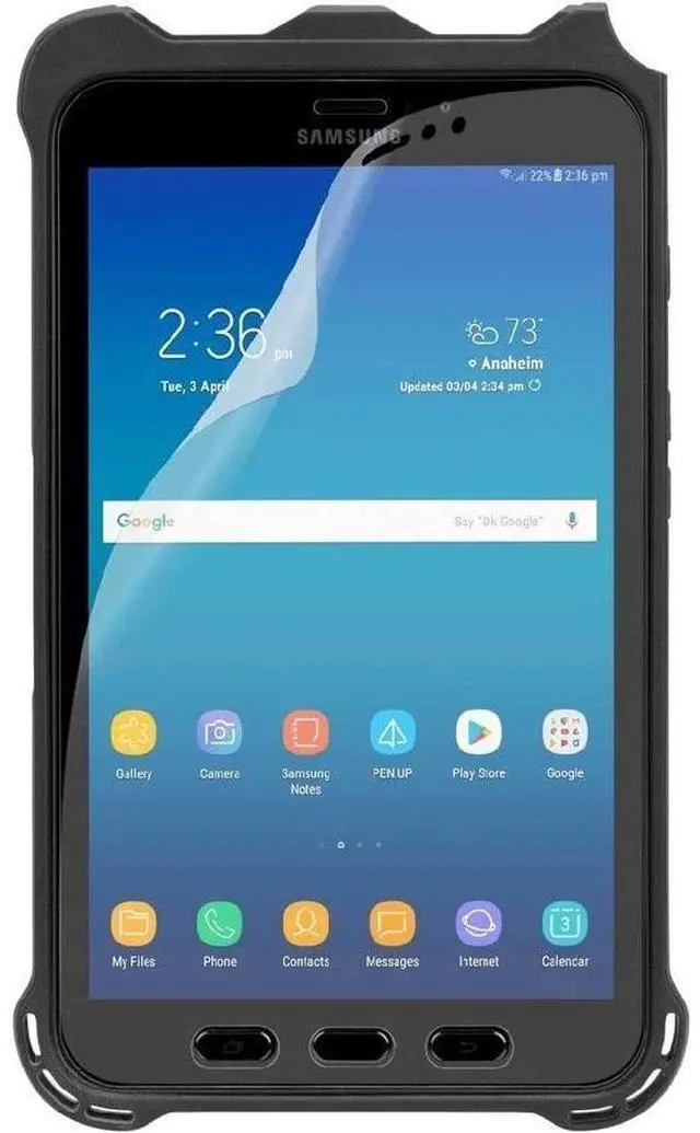 Alt view image 3 of 4 - Targus Scratch-Resistant Screen Protector for Samsung Galaxy Tab Active2 - AWV1308GLZ