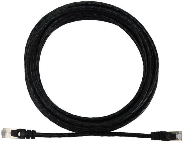 Alt view image 9 of 11 - Eaton Tripp Lite Series Cat6a 10G Snagless Shielded Slim STP Ethernet Cable RJ45 M/M PoE Black 10 ft. 3.1 m