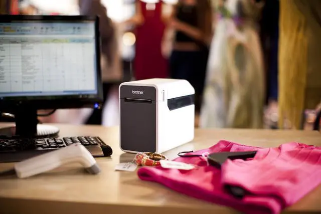 Alt view image 4 of 5 - Brother TD-2125N 2" Direct Thermal Printer with USB and Network Capability