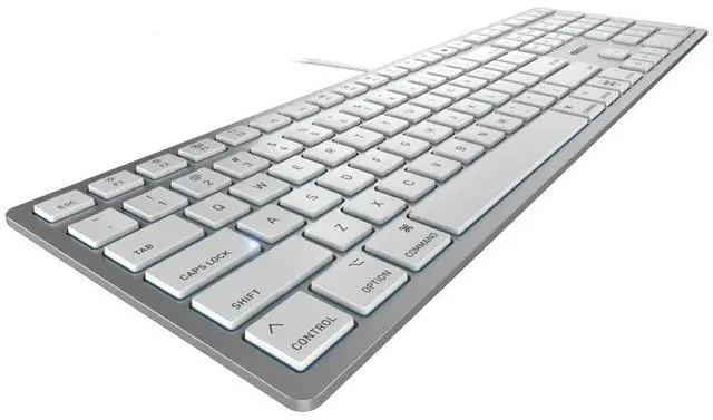 Alt view image 10 of 13 - CHERRY KC 6000C For Mac Corded Mac Keyboard