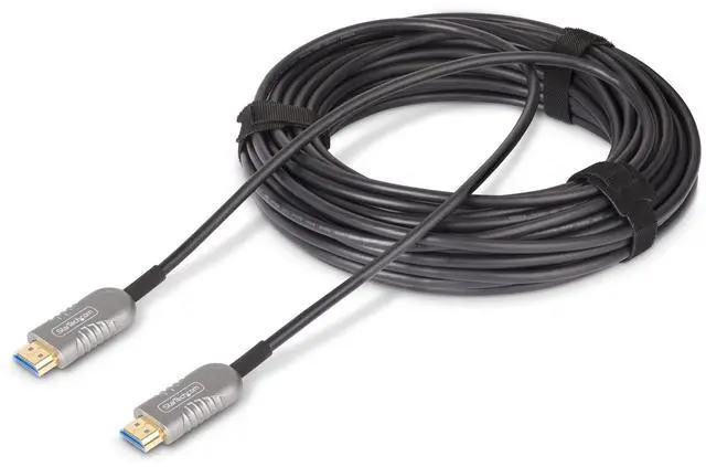 Alt view image 13 of 14 - StarTech 100ft HDMI 2.1 Hybrid Active Optical Cable (AOC), CMP, Plenum Rated