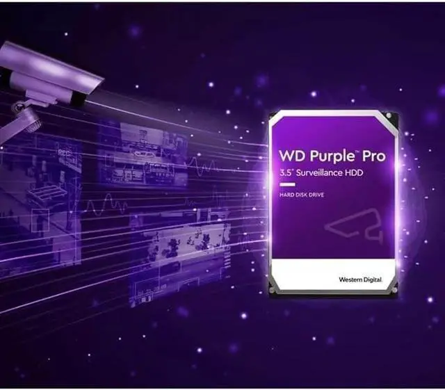 Alt view image 4 of 5 - WD WD260PURP 26TB WD Purple Pro Surveillance Internal Hard Drive HDD - SATA 6 Gb/s, 512 MB Cache, 3.5"