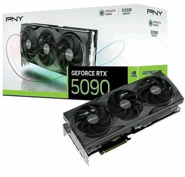 Alt view image 5 of 12 - PNY NVIDIA GeForce RTX 5090 Graphic Card 32 GB GDDR7 Full-height