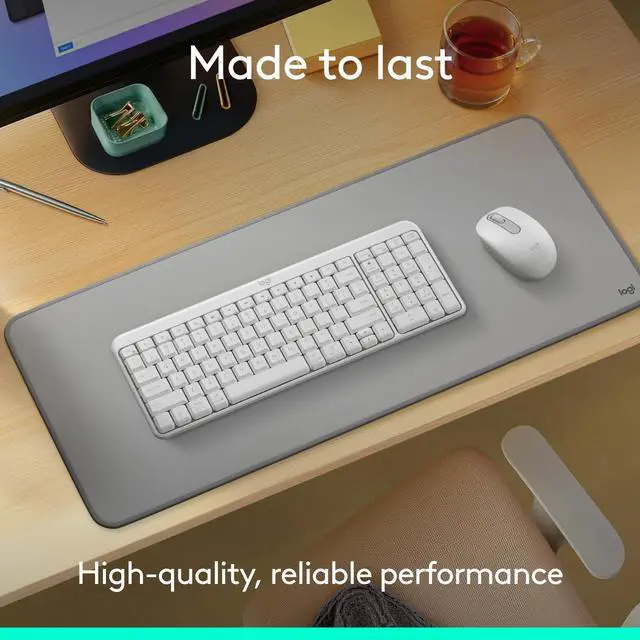 Alt view image 10 of 14 - Logitech MK250 Bluetooth Wireless Mouse and Keyboard Combo: Fast & Easy Connectivity Compact Wireless Keyboard Ambidextrous Mouse Graphite 920013511