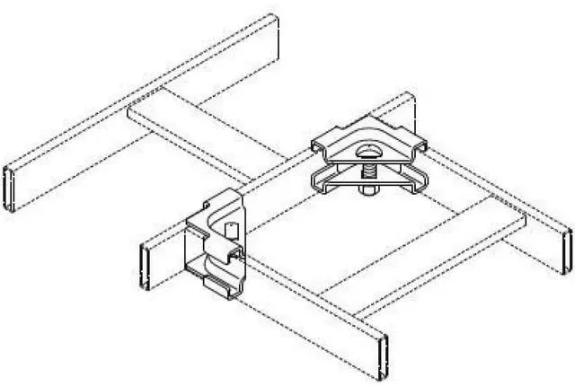 Alt view image 14 of 14 - Tripp Lite Junction-Splice Kit for TL 90-Degree Ladder Runway Connections