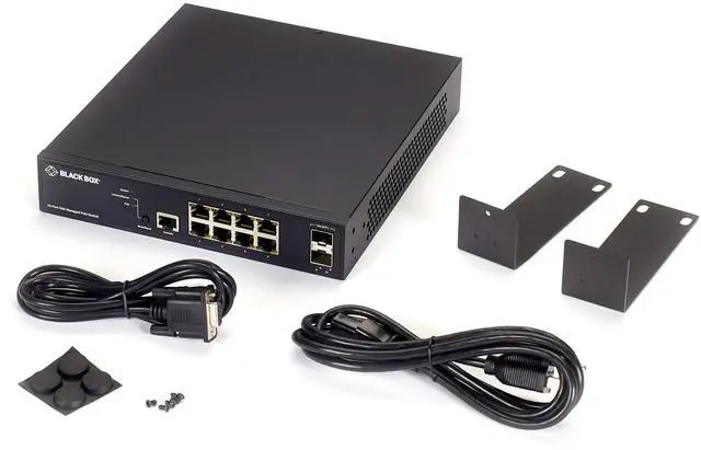Alt view image 6 of 6 - Black Box LPB3000 Ethernet Switch LPB3010A
