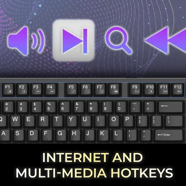 Alt view image 3 of 7 - Adesso Multi-OS Mechanical Keyboard With CoPilot AI Hotkey