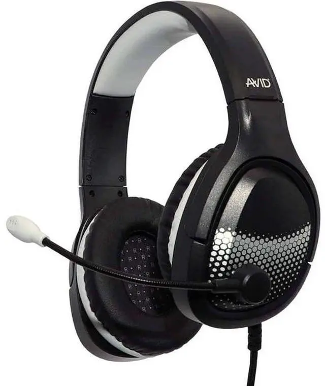 Alt view image 8 of 12 - AVID AE-79 Over-Ear passive Noise Reduction USB Headset - 2AE79KUSB (Black)