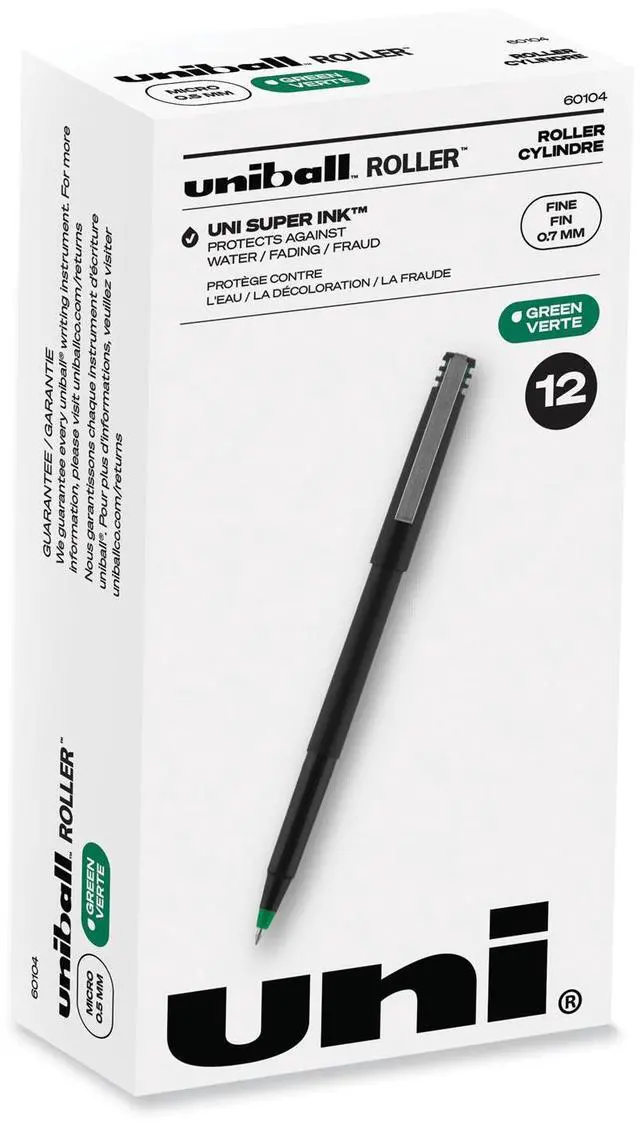 Alt view image 3 of 9 - uni-ball Roller Ball Stick Pen ,PEN,UNIBALL,.7MM,GN