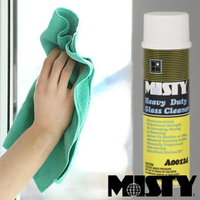 Alt view image 5 of 8 - Misty Heavy-Duty Glass Cleaner Citrus 20oz Aerosol 12/Carton 1001482