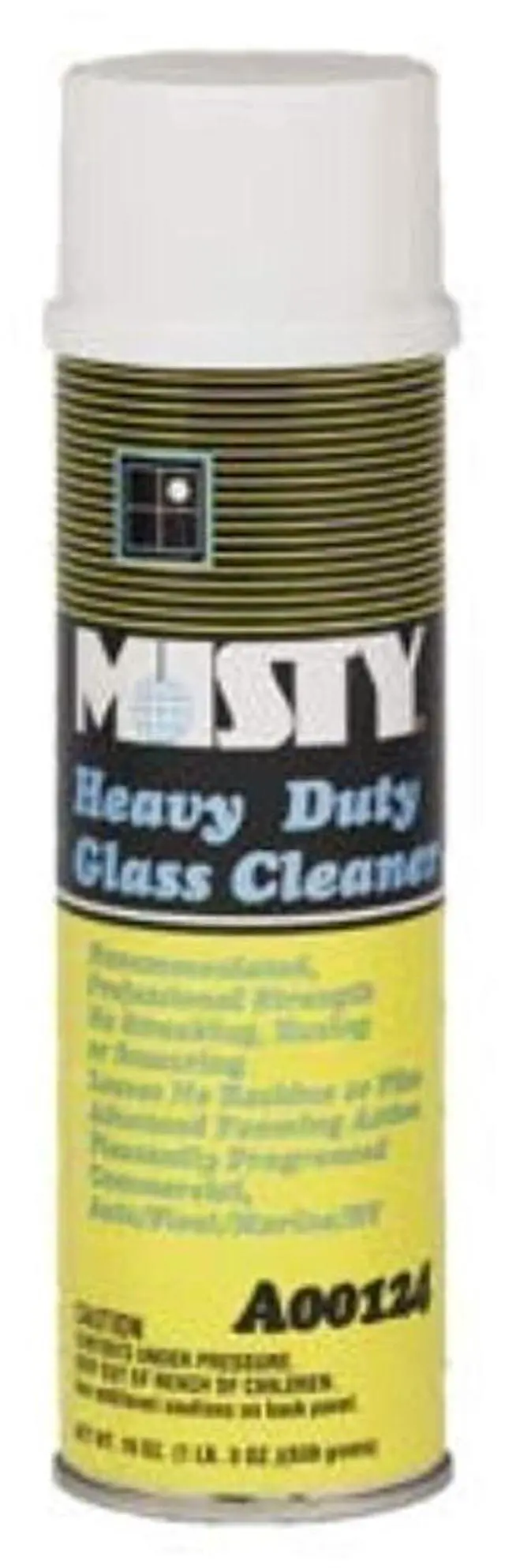 Alt view image 8 of 8 - Misty Heavy-Duty Glass Cleaner Citrus 20oz Aerosol 12/Carton 1001482