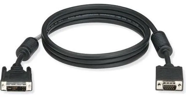 Alt view image 8 of 8 - Black Box EVNDVI01-0010 DVI-A to VGA HD15 Cable - Male/Male, 10 ft.