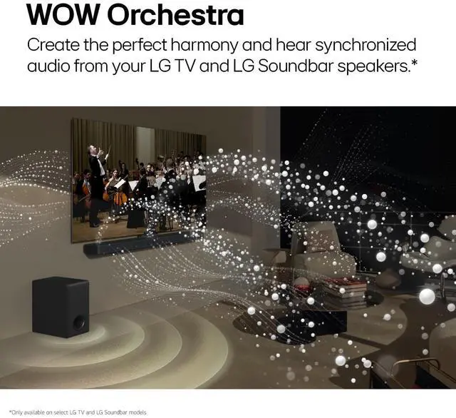 Alt view image 14 of 14 - LG S80TR Home Theater Soundbar 5.1.3 Channel with Rear Speakers and WOW Orchestra (2024)