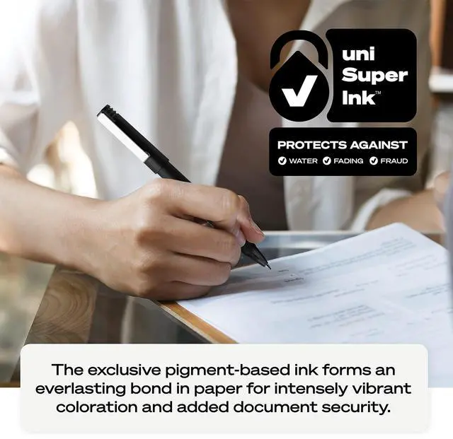 Alt view image 7 of 9 - uni-ball Roller Ball Stick Pen ,PEN,UNIBALL,.7MM,GN