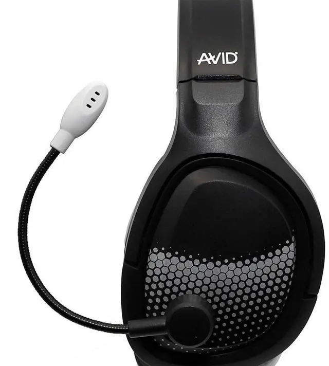 Alt view image 11 of 12 - AVID AE-79 Over-Ear passive Noise Reduction USB Headset - 2AE79KUSB (Black)