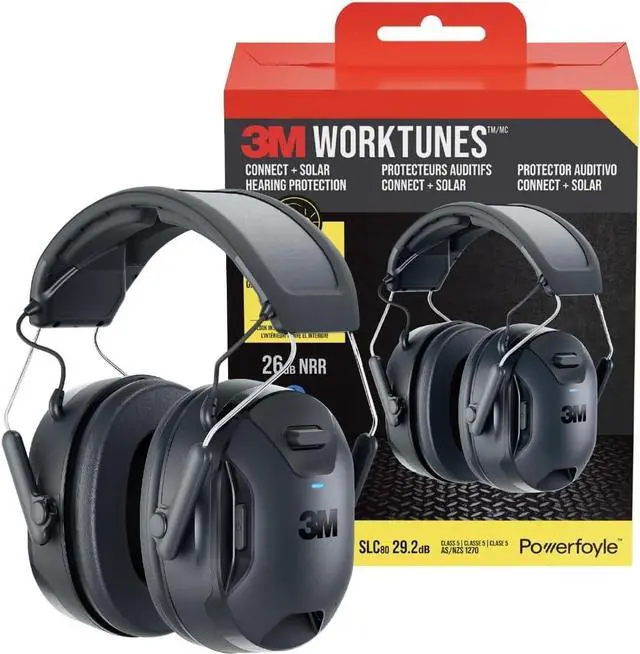 Main image of 3M WorkTunes Connect + Solar Wireless Hearing Protector 90573-DC