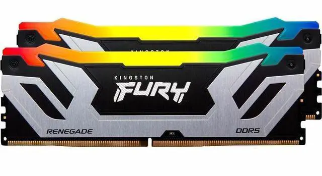 Alt view image 8 of 13 - Kingston FURY Renegade RAM Module - 48 GB (2 x 24GB) - RGB - DDR5-8800/PC-70400 DDR5 SDRAM - 8800 MHz Single-rank Memory - CL42 - 1.40 V - On-die ECC - Unbuffered - 288-pin - CUDIMM - Lifetime Warrant