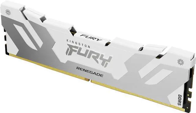 Alt view image 4 of 9 - Kingston FURY Renegade RAM Module - 24 GB - DDR5-8000/PC5-64000 DDR5 SDRAM - 8000 MHz Single-rank Memory - CL38 - 1.40 V - On-die ECC - 288-pin - DIMM - Lifetime Warranty
