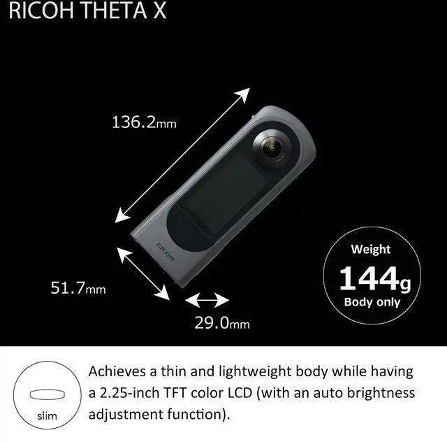 Alt view image 13 of 17 - RICOH THETA X 360-Degree Camera