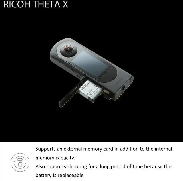 Alt view image 14 of 17 - RICOH THETA X 360-Degree Camera