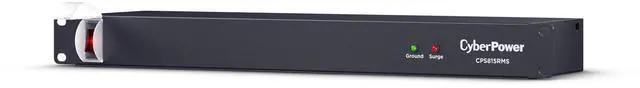Alt view image 10 of 16 - CyberPower Rackbar CPS815RMS 8-Outlets Surge Suppressor/Protector