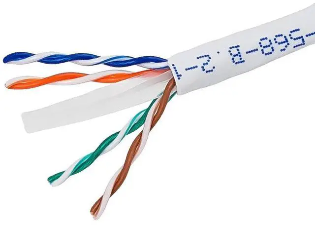 Alt view image 11 of 11 - Monoprice Cat6 Ethernet Bulk Cable - Network Internet Cord - Solid, 500Mhz, UTP, CMR, Riser Rated,  Pure Bare Copper Wire, 23AWG, 500ft, White