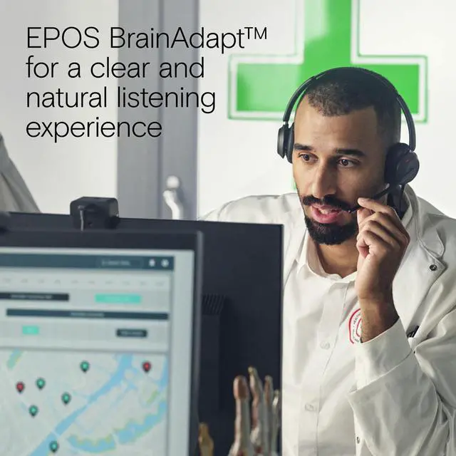 Alt view image 12 of 15 - EPOS Duo Headset USB-C MS Teams 1001214