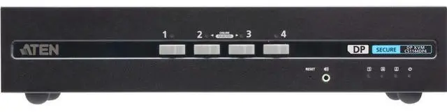Alt view image 2 of 4 - ATEN 4-Port USB DisplayPort Dual Display Secure KVM Switch CS1144DP4