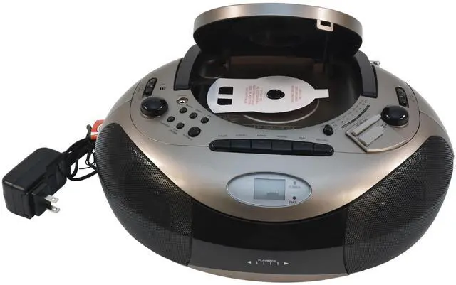 Alt view image 8 of 13 - Ergoguys - 1886 - Califone Spirit SD CD/Cassette Stereo Boombox 4Way Speak Via Ergoguys