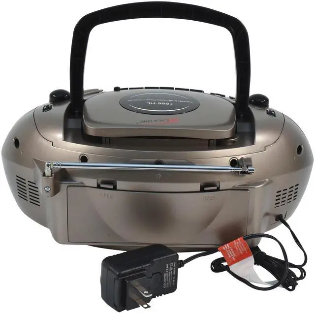 Alt view image 9 of 13 - Ergoguys - 1886 - Califone Spirit SD CD/Cassette Stereo Boombox 4Way Speak Via Ergoguys