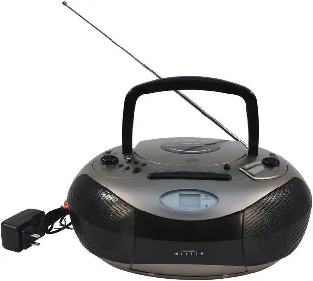 Alt view image 12 of 13 - Ergoguys - 1886 - Califone Spirit SD CD/Cassette Stereo Boombox 4Way Speak Via Ergoguys
