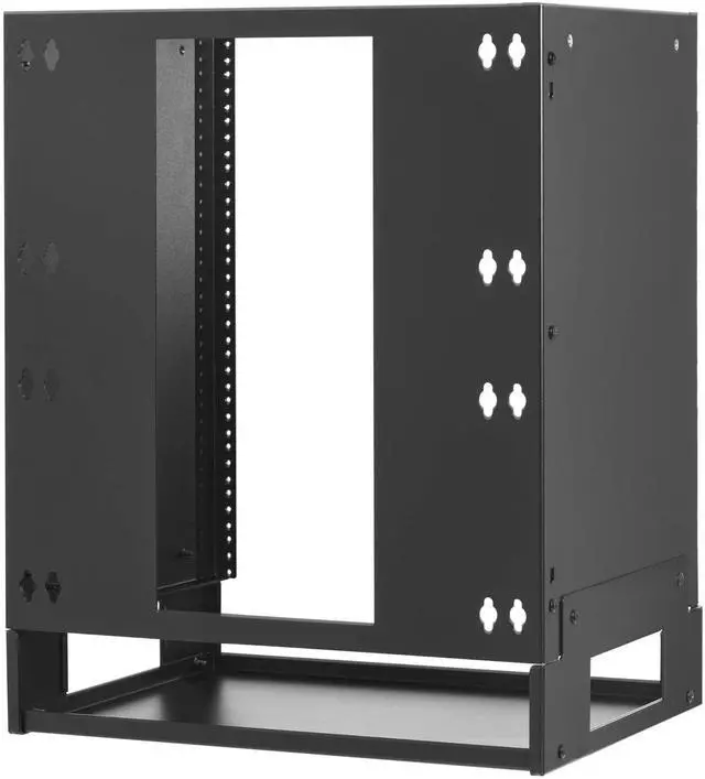 Alt view image 5 of 10 - Tripp Lite 12u Wall-mount Bracket With Shelf Wall-Mount Bracket