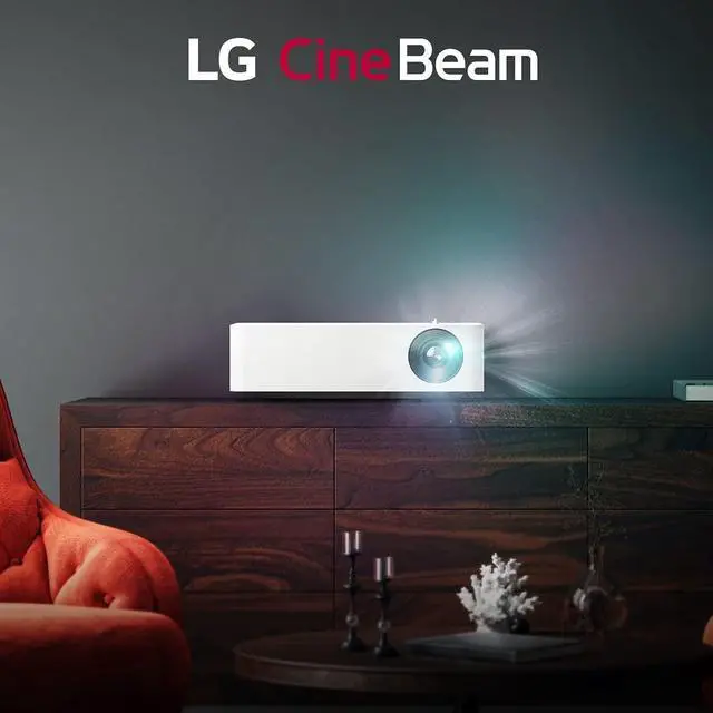 Alt view image 7 of 7 - LG CineBeam PF610P 3D DLP Projector 16:9 Portable