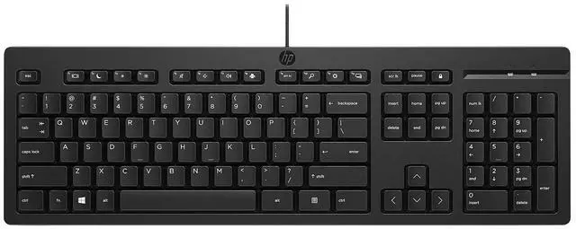 Alt view image 9 of 13 - HP 125 Wired Keyboard