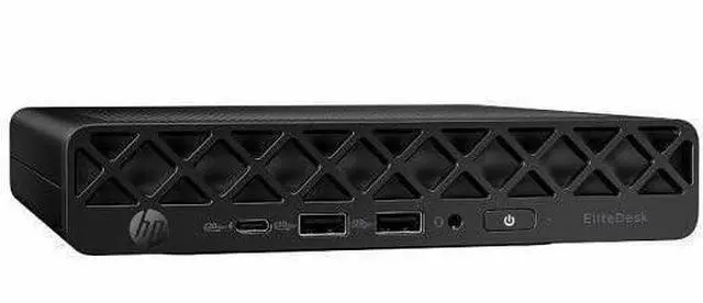 Alt view image 2 of 14 - HP EliteDesk 8 G1i Desktop Mini - Intel Core Ultra 5 235T - vPro Technology - 16GB - 256GB SSD - Intel Q870 Chip - Windows 11 Pro - IEEE 802.11be - 90W BQ4B5UT#ABA