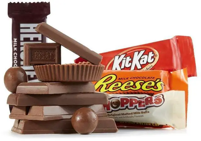 Alt view image 7 of 7 - Party Pack Miniatures Milk Chocolate Variety Assorted 105 piece Bag HEC39991