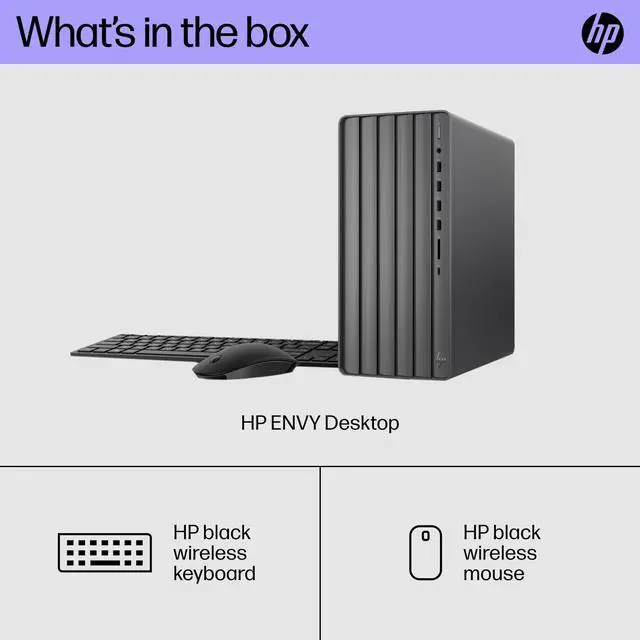 Alt view image 15 of 15 - HP Envy Desktop PC, 13th Generation Intel Core i7-13700, 32 GB RAM, 1 TB SSD, Intel UHD Graphics 770, Windows 11 Home, TE01-4020 (2023)