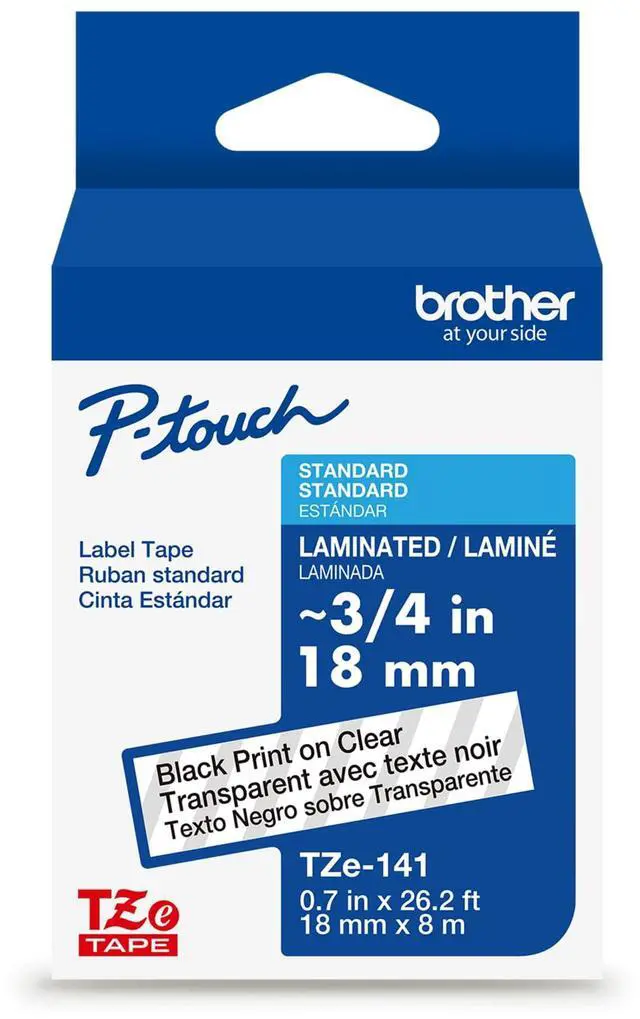 Alt view image 8 of 14 - Brother P-touch TZe Label Tape - - DiameterTape