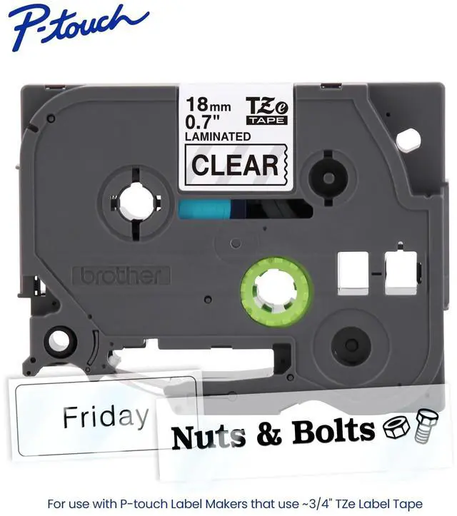 Alt view image 9 of 14 - Brother P-touch TZe Label Tape - - DiameterTape
